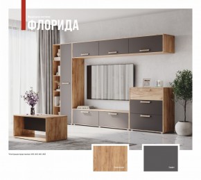 ФЛОРИДА Гостиная (модульная) дуб золотой/графит в Заречном - zarechnyy.ok-mebel.com | фото