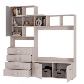 Гостиная Белла (модульная) ясень белый в Заречном - zarechnyy.ok-mebel.com | фото 3