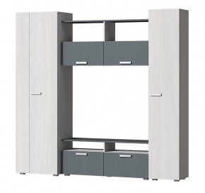 Гостиная Эмми (Анкор светлый/Графит) в Заречном - zarechnyy.ok-mebel.com | фото 2