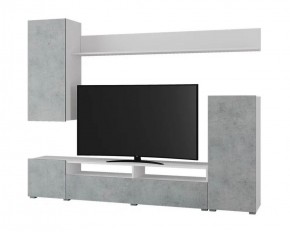 Гостиная Лира ЛДСП (Белый/Бетон) в Заречном - zarechnyy.ok-mebel.com | фото 2