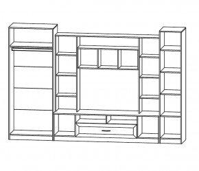 ПРАГА Гостиная (модульная) в Заречном - zarechnyy.ok-mebel.com | фото 2