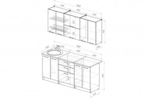 ЖАСМИН Кухонный гарнитур Макси 2 (1800 мм) в Заречном - zarechnyy.ok-mebel.com | фото 2