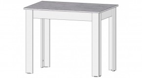 КАЙ Стол (цемент светлый/белый) в Заречном - zarechnyy.ok-mebel.com | фото