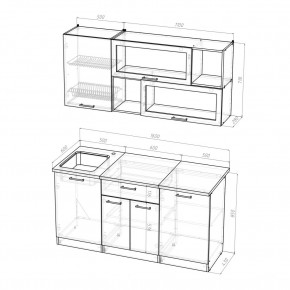 КИРА Кухонный гарнитур Стандарт (1600 мм ) в Заречном - zarechnyy.ok-mebel.com | фото 2