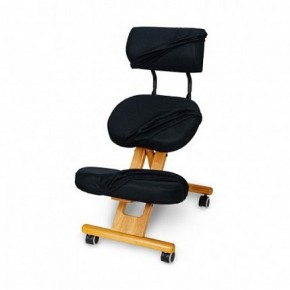 Коленный стул со спинкой Smartstool KW02В + Чехлы в Заречном - zarechnyy.ok-mebel.com | фото