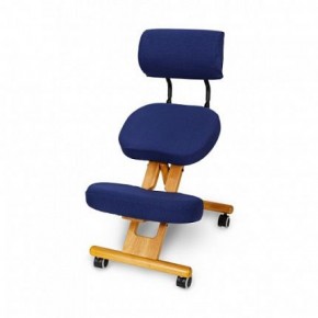 Коленный стул со спинкой Smartstool KW02В + Чехлы в Заречном - zarechnyy.ok-mebel.com | фото 3