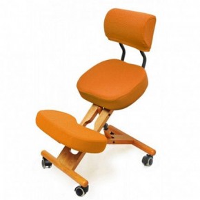 Коленный стул со спинкой Smartstool KW02В + Чехлы в Заречном - zarechnyy.ok-mebel.com | фото 4