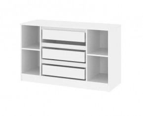 Комод 1200 Парус (Белый/Графит) в Заречном - zarechnyy.ok-mebel.com | фото 2