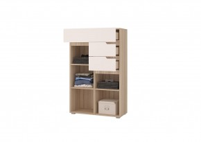 Комод АНТАЛИЯ (Сонома/Белый софт) в Заречном - zarechnyy.ok-mebel.com | фото 2