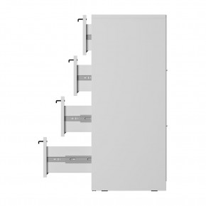 Комод Айрон КМ-02 (белый) в Заречном - zarechnyy.ok-mebel.com | фото 7