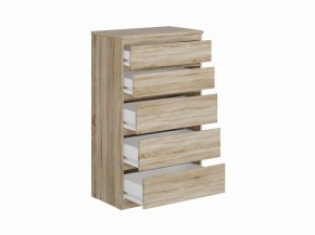 Комод КАСТОР с пятью ящиками, цвет Дуб Сонома в Заречном - zarechnyy.ok-mebel.com | фото 2