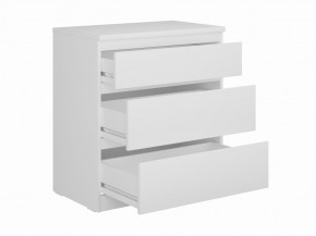 Комод КАСТОР с тремя ящиками, цвет белый в Заречном - zarechnyy.ok-mebel.com | фото 2