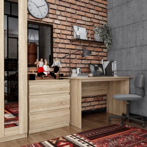Комод КАСТОР с тремя ящиками, цвет Дуб Сонома в Заречном - zarechnyy.ok-mebel.com | фото 3