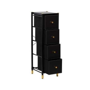 Комод Leset Нирита/Хайди узкий 4 ящика в Заречном - zarechnyy.ok-mebel.com | фото 3