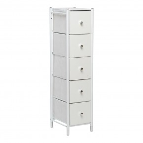 Комод Leset Нирита/Хайди узкий 5 ящиков в Заречном - zarechnyy.ok-mebel.com | фото 2