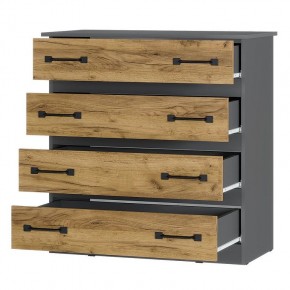 Комод Лофт (графит/крафт) в Заречном - zarechnyy.ok-mebel.com | фото 2
