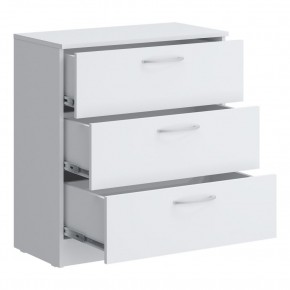 Комод мини Париж (Белый тиснение) в Заречном - zarechnyy.ok-mebel.com | фото 2