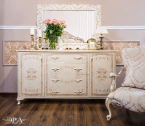 Комод широкий Патрисия (крем корень глянец) в Заречном - zarechnyy.ok-mebel.com | фото 2
