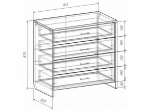 Комод с плитой 22 мм ЛИБЕРТИ в Заречном - zarechnyy.ok-mebel.com | фото 3