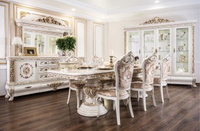Комод с Зеркалом Алсу (белый глянец) в Заречном - zarechnyy.ok-mebel.com | фото 4