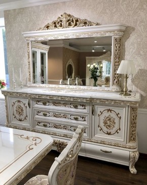 Комод с Зеркалом Алсу (белый глянец) в Заречном - zarechnyy.ok-mebel.com | фото 6