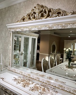 Комод с Зеркалом Алсу (белый глянец) в Заречном - zarechnyy.ok-mebel.com | фото 8