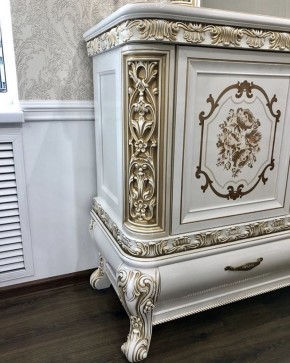 Комод с Зеркалом Алсу (белый глянец) в Заречном - zarechnyy.ok-mebel.com | фото 9
