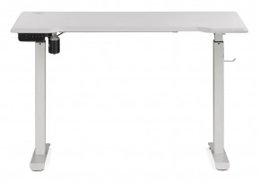 Компьютерный стол Маркос с механизмом подъема 120х75х75 белый / шагрень белая в Заречном - zarechnyy.ok-mebel.com | фото 2