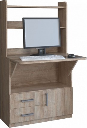 Компьютерный стол СП-1 (Дуб баррик) в Заречном - zarechnyy.ok-mebel.com | фото 1