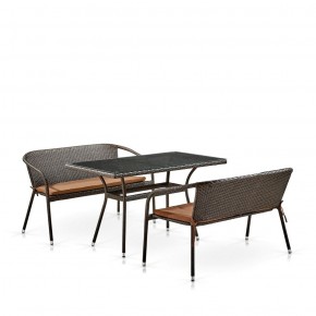 Комплект мебели из иск. ротанга T286A/S139A-W53 Brown в Заречном - zarechnyy.ok-mebel.com | фото 2