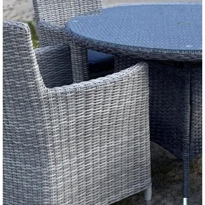 Комплект плетеной мебели AM-395C/T395 Grey 4Pcs (4+1) в Заречном - zarechnyy.ok-mebel.com | фото 2
