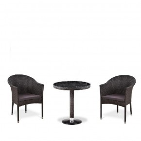 Комплект плетеной мебели T601/Y350A-W53 Brown (2+1) в Заречном - zarechnyy.ok-mebel.com | фото 1