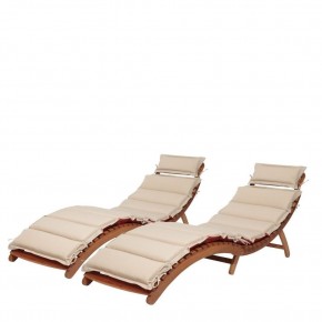 Комплект шезлонги и столик AFM-803A-T133 Beige (2+1) в Заречном - zarechnyy.ok-mebel.com | фото 2