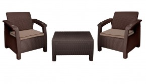 Комплект уличной мебели Yalta Premium Terrace Set (Ялта) шоколадый (+подушки под спину) в Заречном - zarechnyy.ok-mebel.com | фото 8