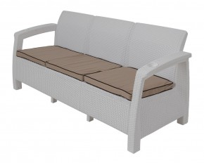 Комплект уличной мебели Yalta Premium Terrace Triple Set (Ялта) белый (+подушки под спину) в Заречном - zarechnyy.ok-mebel.com | фото 2