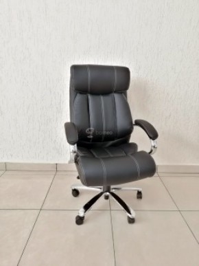 Кресло Barneo K-303 для руководителя (черная экокожа) в Заречном - zarechnyy.ok-mebel.com | фото