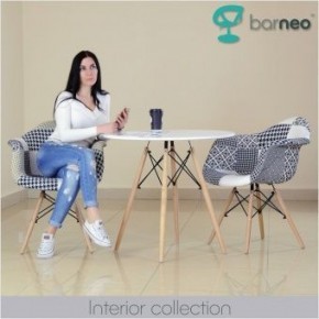 Кресло Barneo N-14 Patchwork черно-белый в Заречном - zarechnyy.ok-mebel.com | фото 3