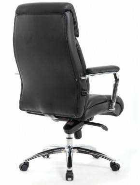 Кресло BRABIX PREMIUM "Phaeton EX-502" (кожа с компаньоном, хром, черное) 530882 в Заречном - zarechnyy.ok-mebel.com | фото 4