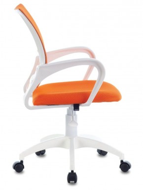 Кресло BRABIX "Fly MG-396W", пластик белый, сетка, оранжевое, 532401, MG-396W_532401 в Заречном - zarechnyy.ok-mebel.com | фото 3