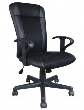 Кресло BRABIX "Optima MG-370" (экокожа/ткань, черное) 531580 в Заречном - zarechnyy.ok-mebel.com | фото 1