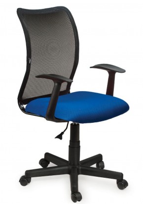 Кресло BRABIX "Spring MG-307", с подлокотниками, комбинированное синее/черное TW, 531404 в Заречном - zarechnyy.ok-mebel.com | фото