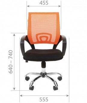 Кресло для оператора CHAIRMAN 696 хром (ткань TW-11/сетка TW-66) в Заречном - zarechnyy.ok-mebel.com | фото 6