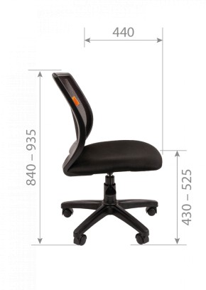 Кресло для оператора CHAIRMAN 699 Б/Л (ткань стандарт/сетка TW-01) в Заречном - zarechnyy.ok-mebel.com | фото 7