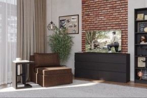 Кресло для отдыха Йоки коричневое, ткань рогожка в Заречном - zarechnyy.ok-mebel.com | фото 4
