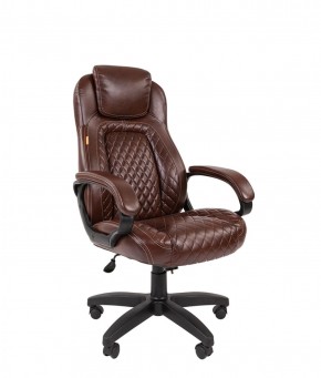 Кресло для руководителя  CHAIRMAN 432 (Экокожа коричневая) в Заречном - zarechnyy.ok-mebel.com | фото