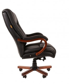 Кресло для руководителя CHAIRMAN  503 (Кожа) Черное в Заречном - zarechnyy.ok-mebel.com | фото 3