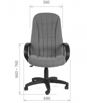 Кресло для руководителя  CHAIRMAN 685 СТ (ткань стандарт 10-356 черная) в Заречном - zarechnyy.ok-mebel.com | фото 5