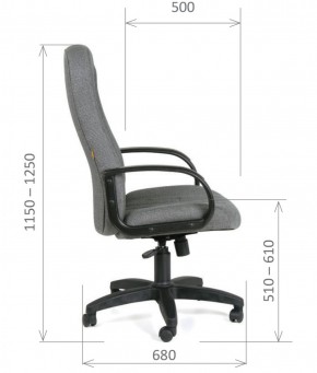Кресло для руководителя  CHAIRMAN 685 СТ (ткань стандарт 10-356 черная) в Заречном - zarechnyy.ok-mebel.com | фото 6