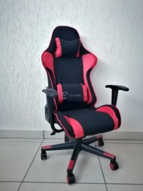Кресло геймерское Barneo K-50 (черная сетка красные вставки) в Заречном - zarechnyy.ok-mebel.com | фото