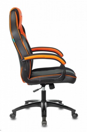 Кресло игровое Бюрократ VIKING 2 AERO ORANGE черный/оранжевый в Заречном - zarechnyy.ok-mebel.com | фото 3